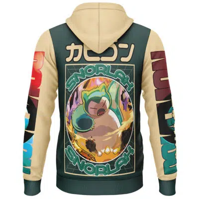 Snorlax Pokemon Streetwear Lightweight Hoodie