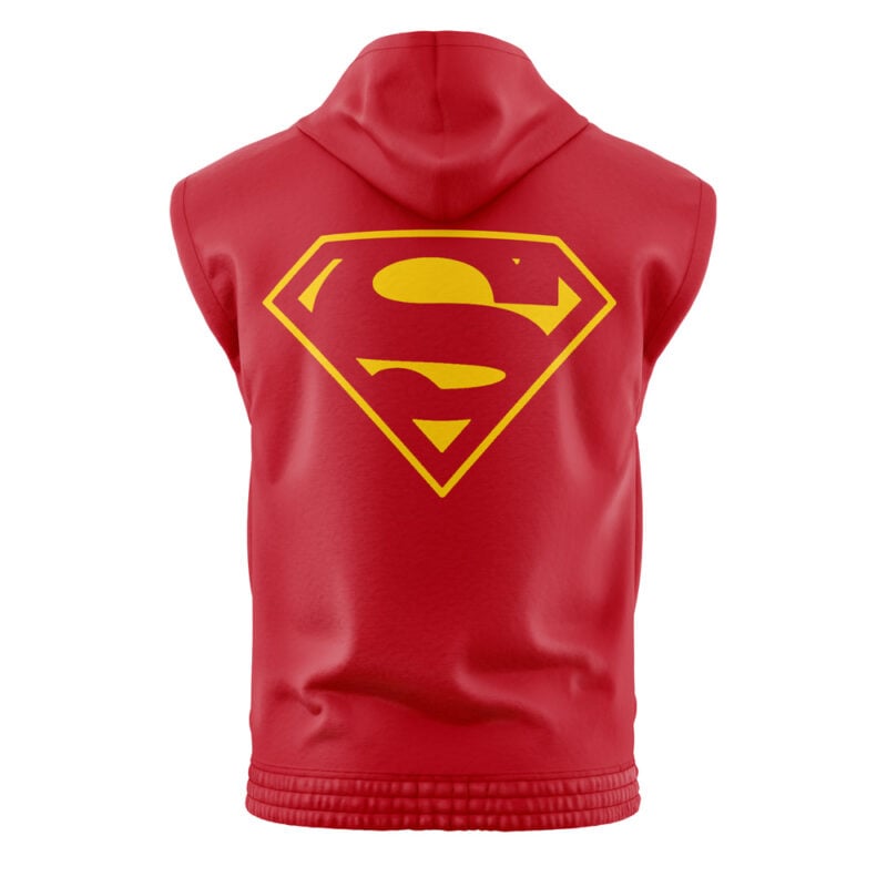 Superman DC Comics Sleeveless Hoodie - Image 2
