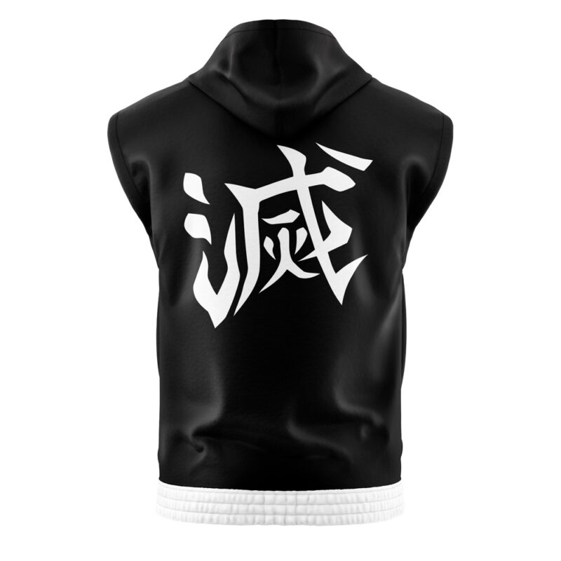 Tengen Uzui Demon Slayer Sleeveless Hoodie - Image 2