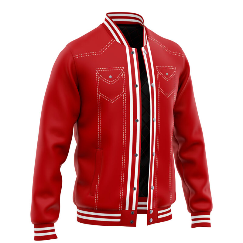 Terry Bogard KOFXIV Fatal Fury Varsity Jacket - Image 3