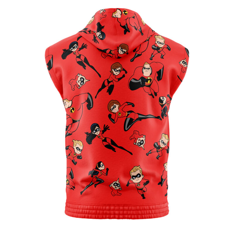 The Incredibles Pattern Sleeveless Hoodie - Image 2
