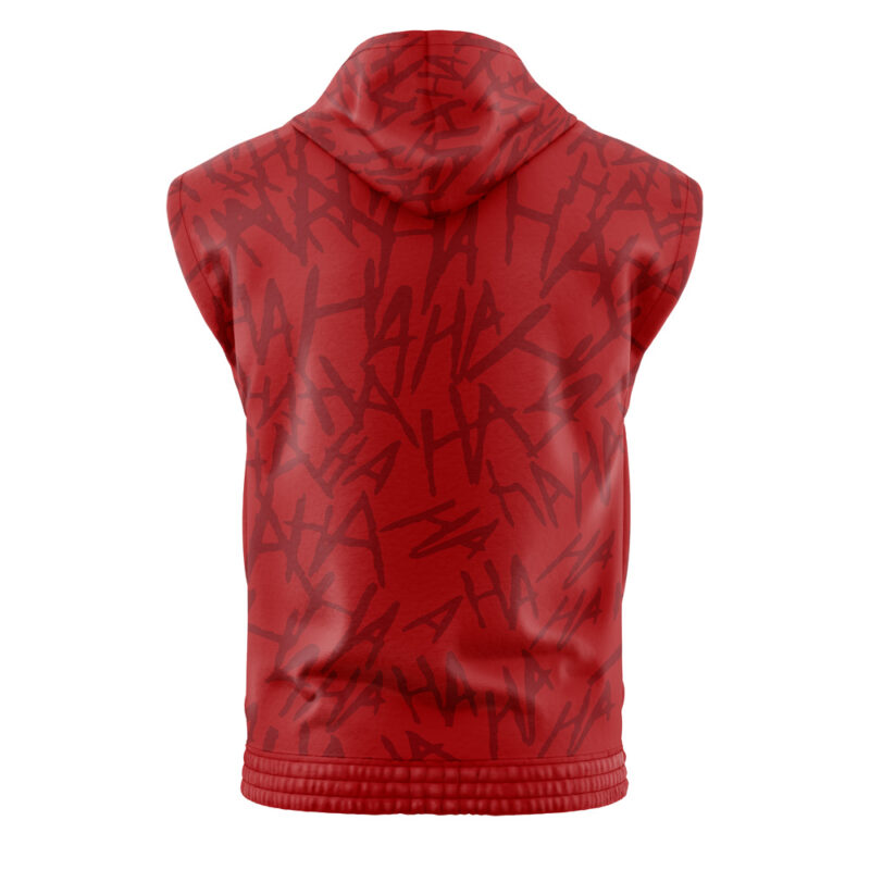 The Joker Cosplay DC Comics Sleeveless Hoodie - Image 2