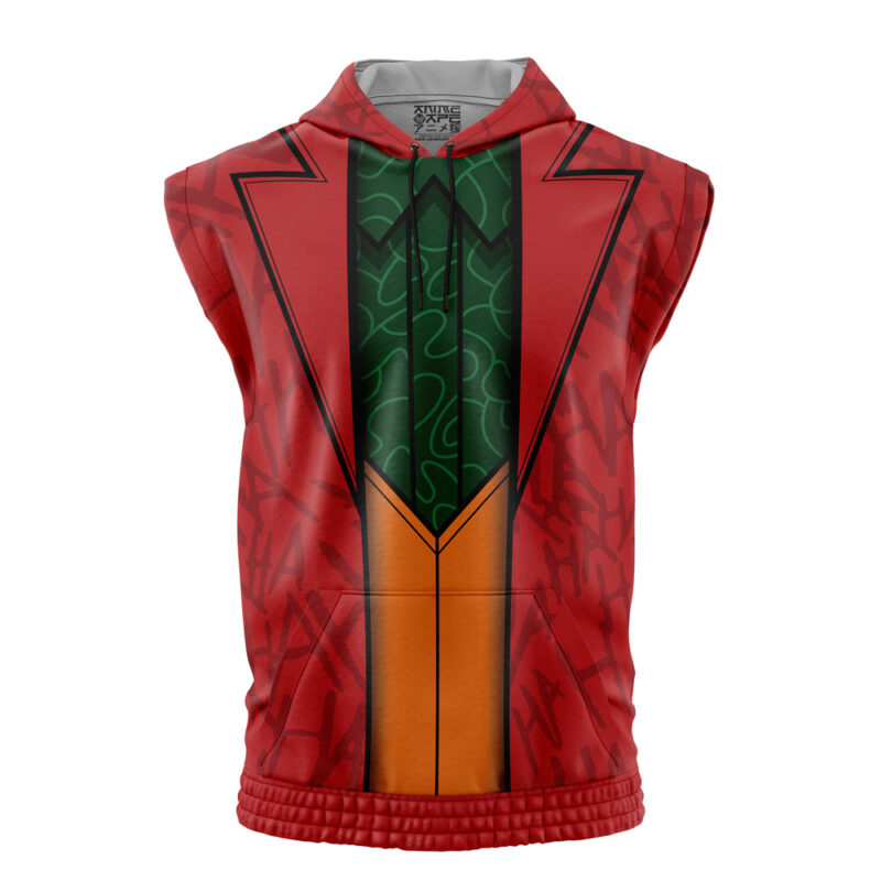 The Joker Cosplay DC Comics Sleeveless Hoodie
