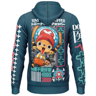 Tony Tony Chopper V2 One Piece Streetwear Lightweight Hoodie