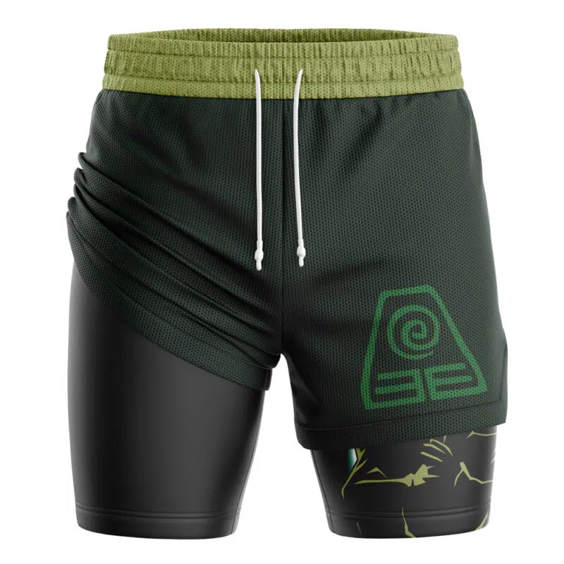 Toph Avatar The Last Airbender 2-in-1 Performance Shorts - Image 3