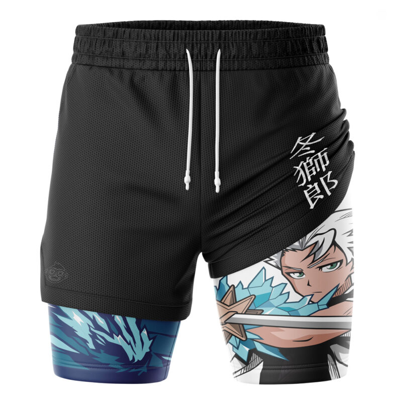 Toshiro Hitsugaya Dragon Bleach 2-in-1 Performance Shorts