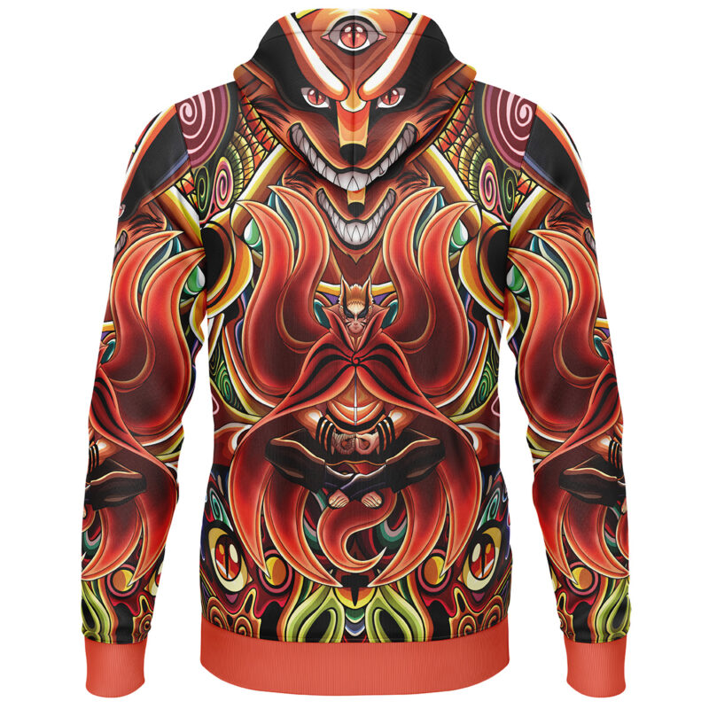 Trippy Shippuden Baryon Mode Boruto Lightweight Hoodie - Image 2