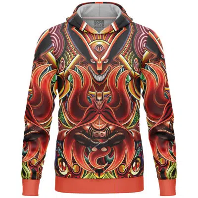 Trippy Shippuden Baryon Mode Boruto Lightweight Hoodie