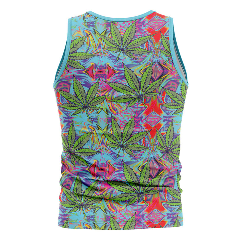 Trippy Weed Tank Top - Image 2