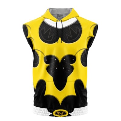 Yellow Psycho Ranger Power Rangers Sleeveless Hoodie