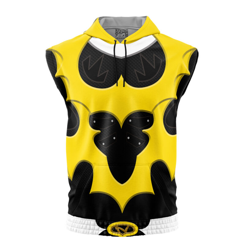 Yellow Psycho Ranger Power Rangers Sleeveless Hoodie
