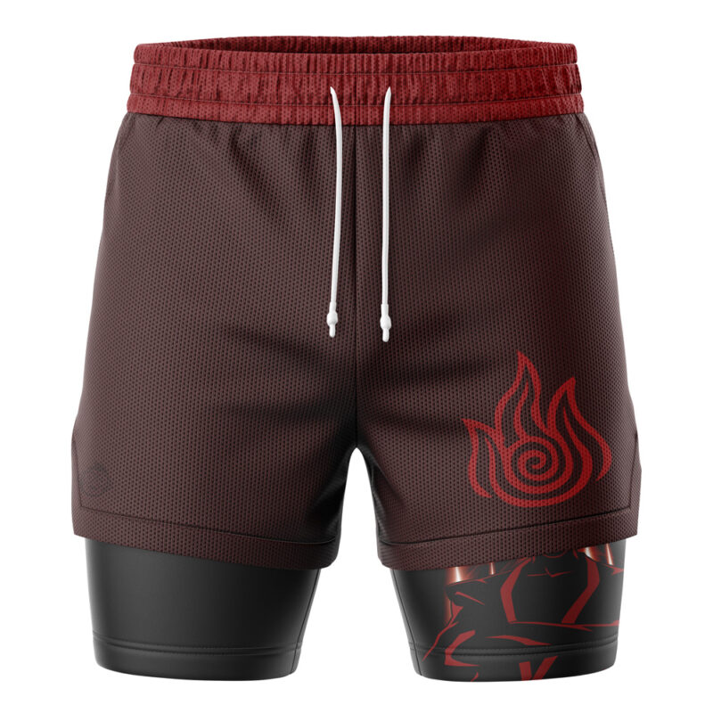 Zuko Avatar The Last Airbender 2-in-1 Performance Shorts - Image 2