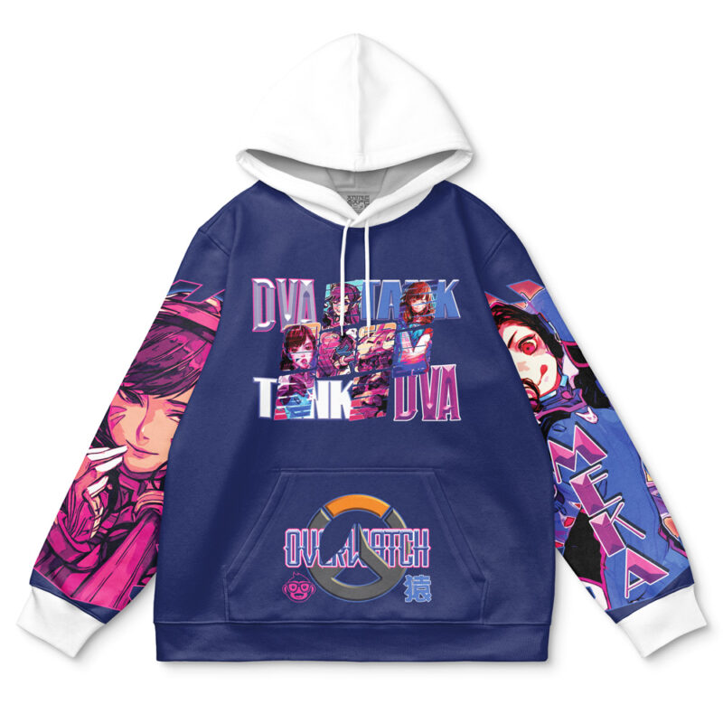 D. Va Overwatch Streetwear Hoodie - Image 2