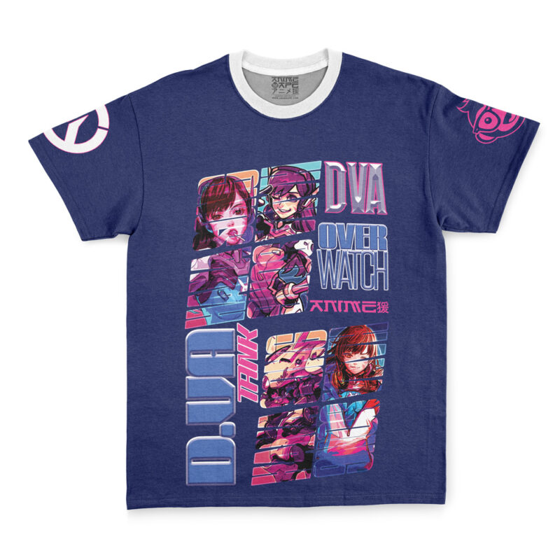 D. Va Overwatch Streetwear T-Shirt - Image 3