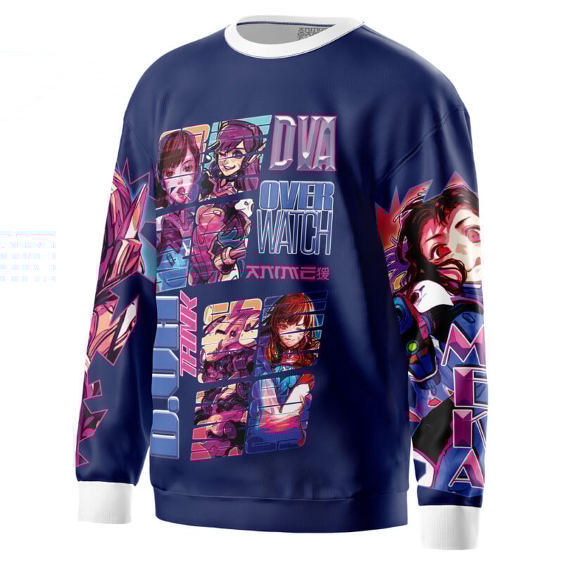 D. Va Overwatch Streetwear Sweatshirt - Image 3