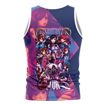 D. Va Overwatch Streetwear Tank Top