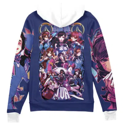 D. Va Overwatch Streetwear Zip Hoodie Jacket