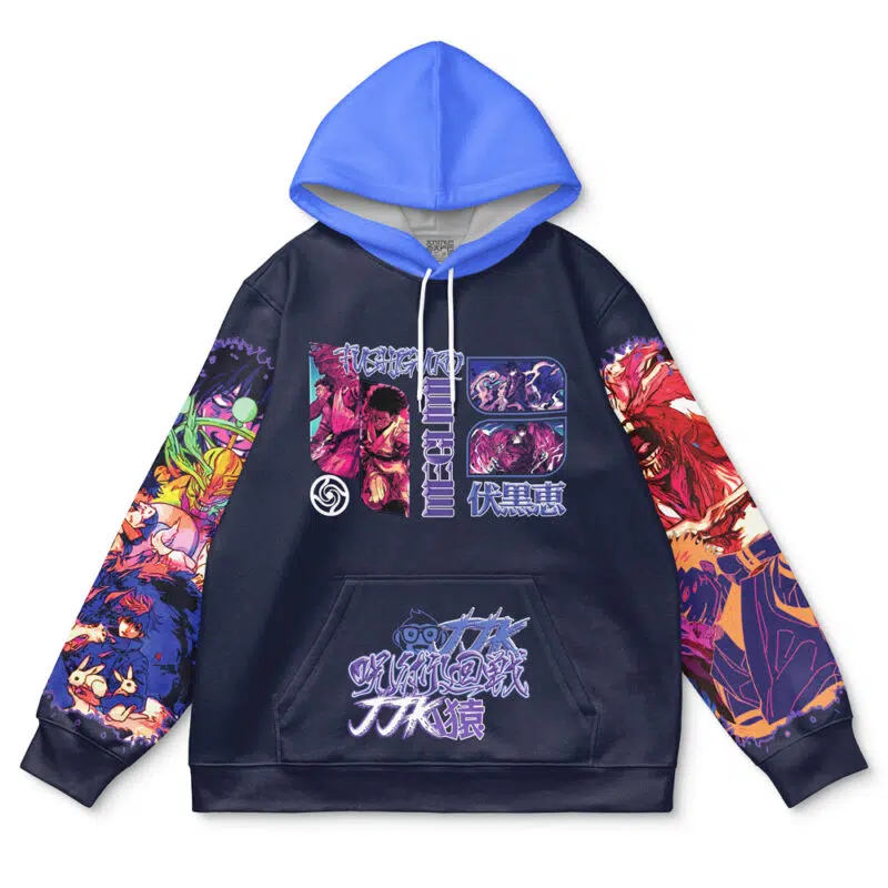 Fushiguro Megumi V2 Jujutsu Kaisen Streetwear Hoodie - Image 2