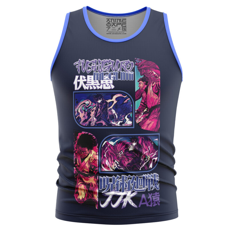 Fushiguro Megumi V2 Jujutsu Kaisen Streetwear Tank Top - Image 2