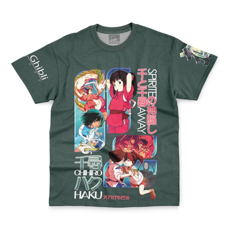 Spirited Away V2 Studio Ghibli Streetwear T-Shirt - Image 4