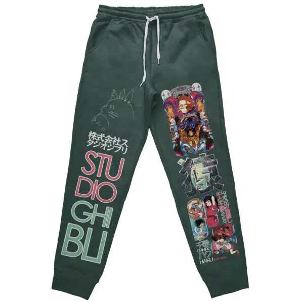 Spirited Away V2 Studio Ghibli Streetwear Sweatpants | Anime Ape