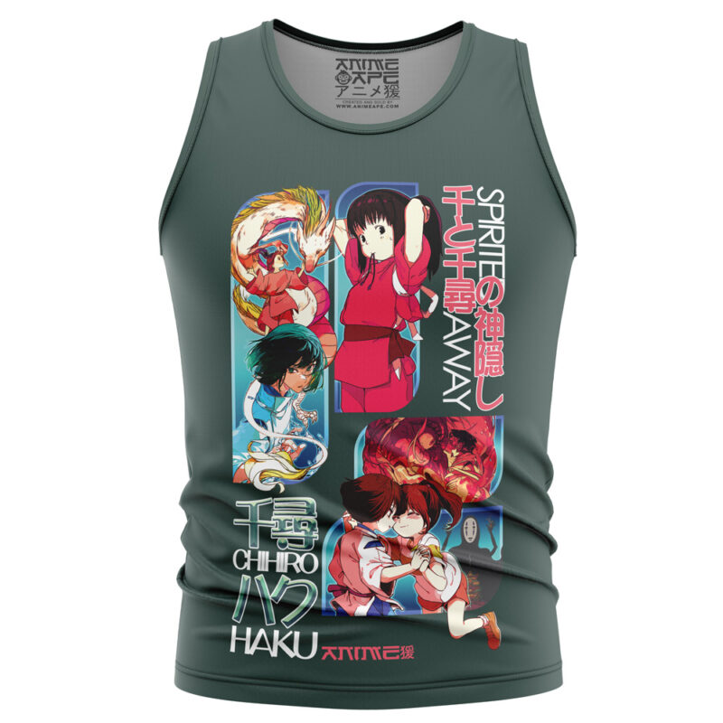 Spirited Away V2 Studio Ghibli Streetwear Tank Top - Image 2