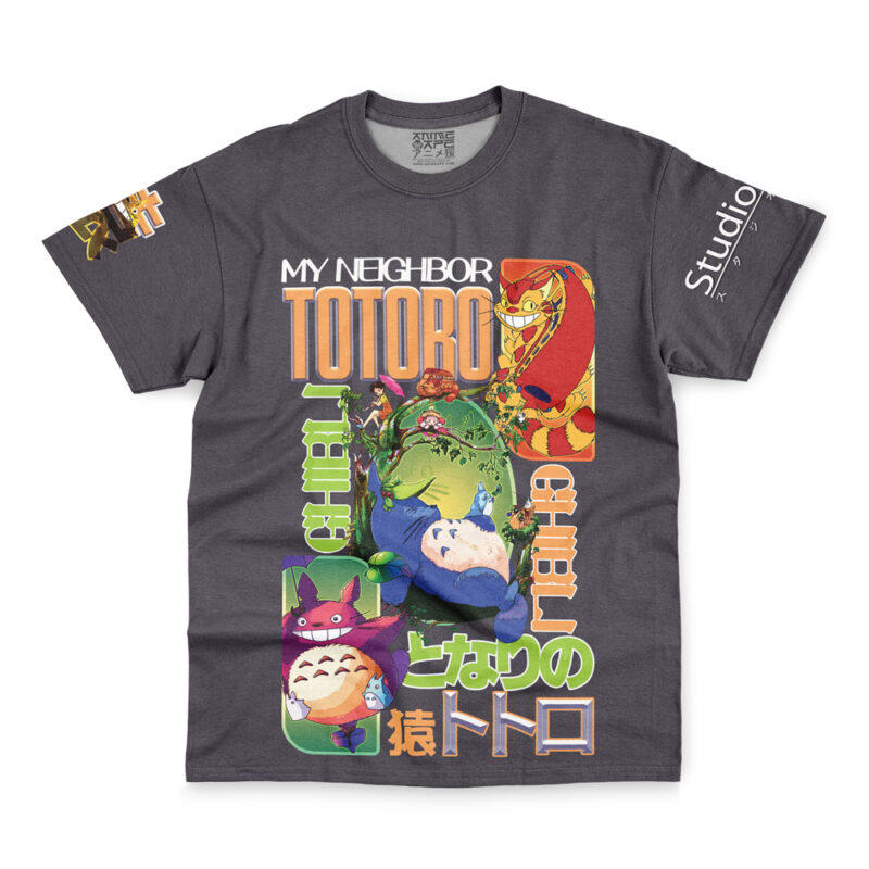 My Neighbor Totoro V2 Studio Ghibli Streetwear T-Shirt - Image 4