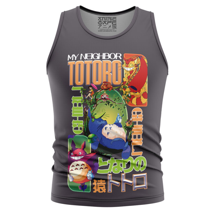 My Neighbor Totoro V2 Studio Ghibli Streetwear Tank Top - Image 2