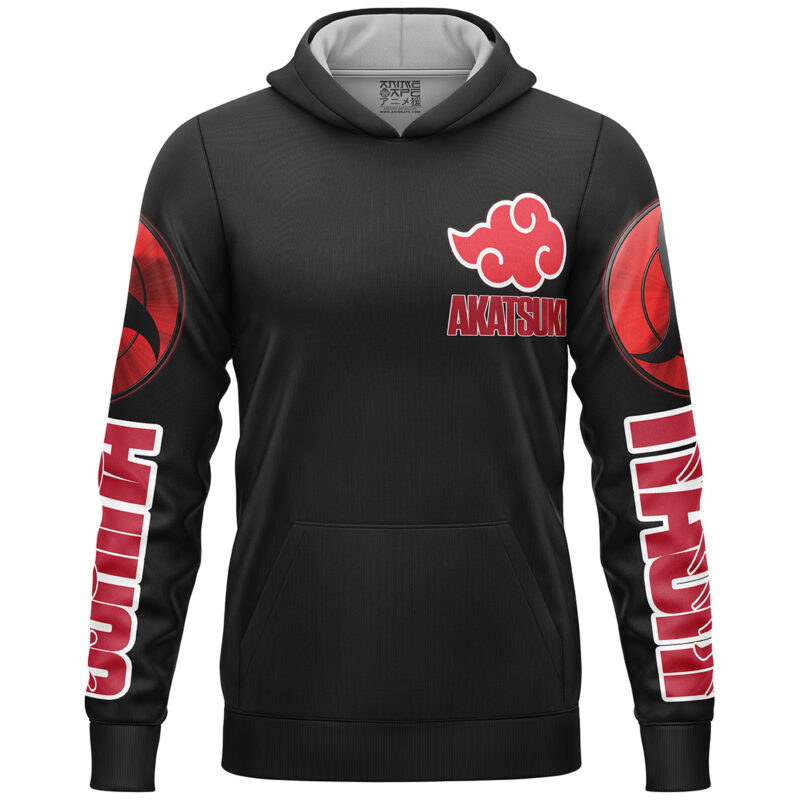 Uchiha Itachi Shippuden Streetwear Lightweight Hoodie - Image 2