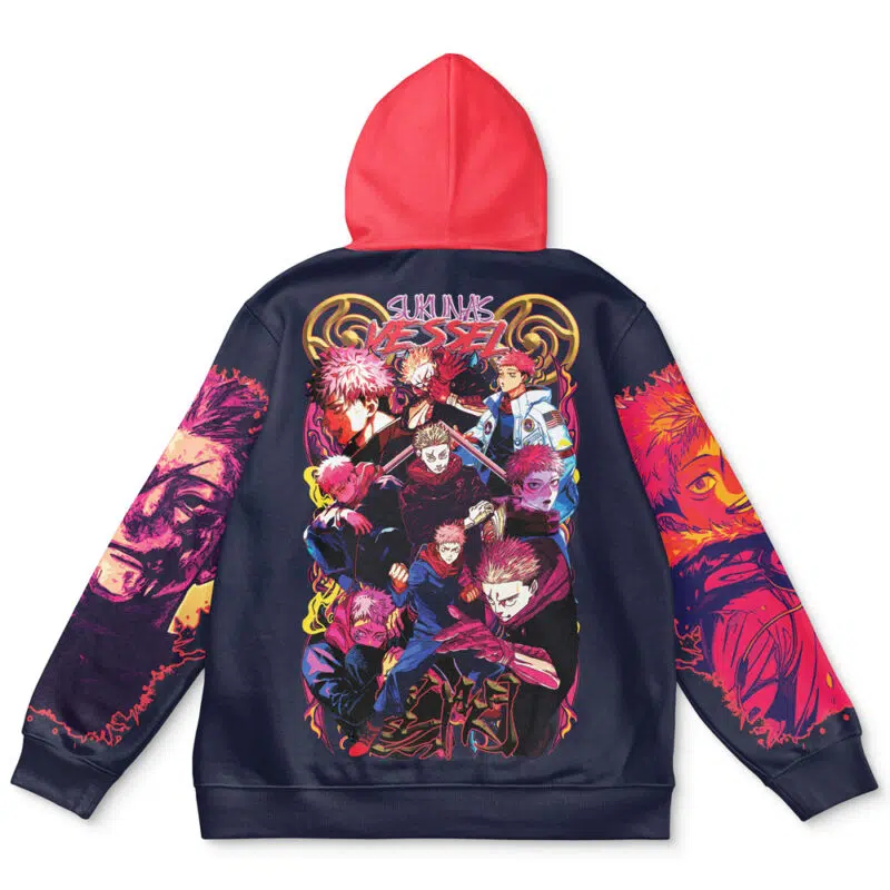 Itadori Yuuji V2 Jujutsu Kaisen Streetwear Hoodie