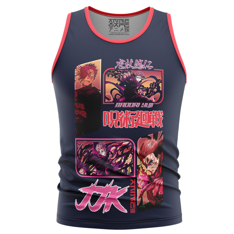 Itadori Yuuji V2 Jujutsu Kaisen Streetwear Tank Top - Image 2