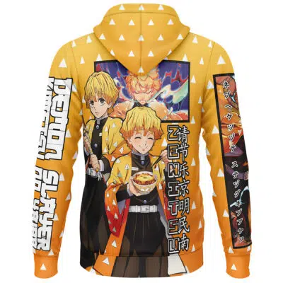Agatsuma Zenitsu V2 Demon Slayer Lightweight Hoodie