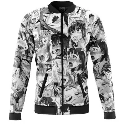 Ahegao Manga Casual Bomber Jacket