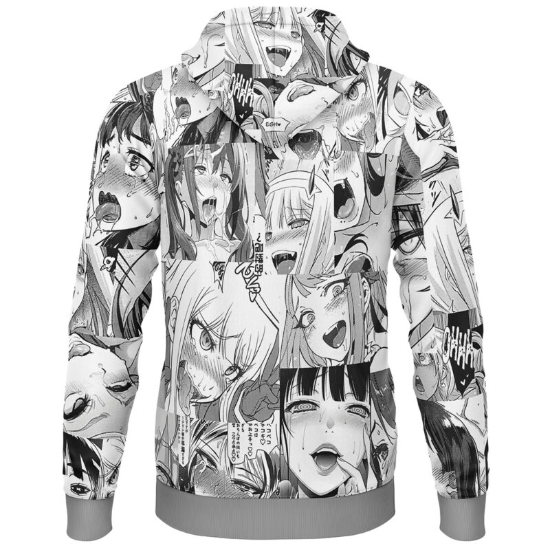 Ahegao Manga Lightweight Hoodie - Image 2