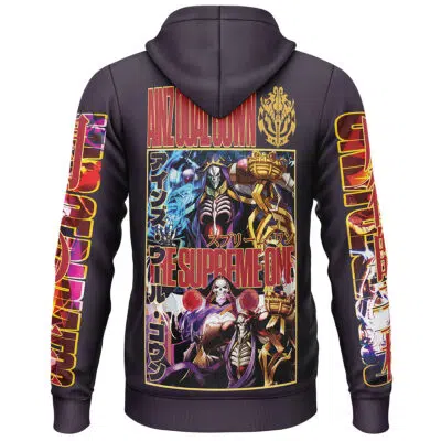 Ainz Ooal Gown Overlord Streetwear Lightweight Hoodie