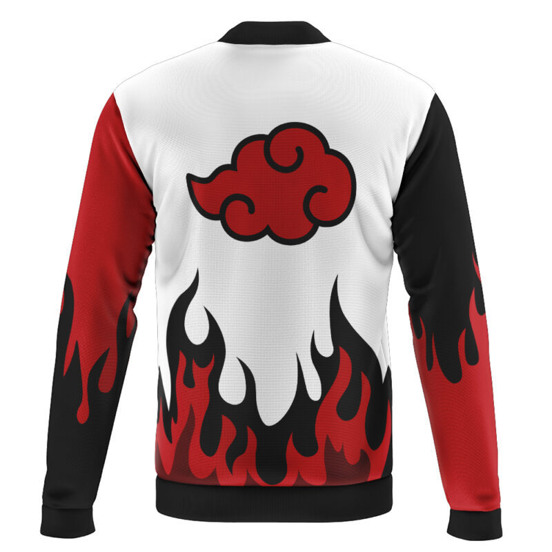 Akatsuki White Shippuden Casual Bomber Jacket - Image 2