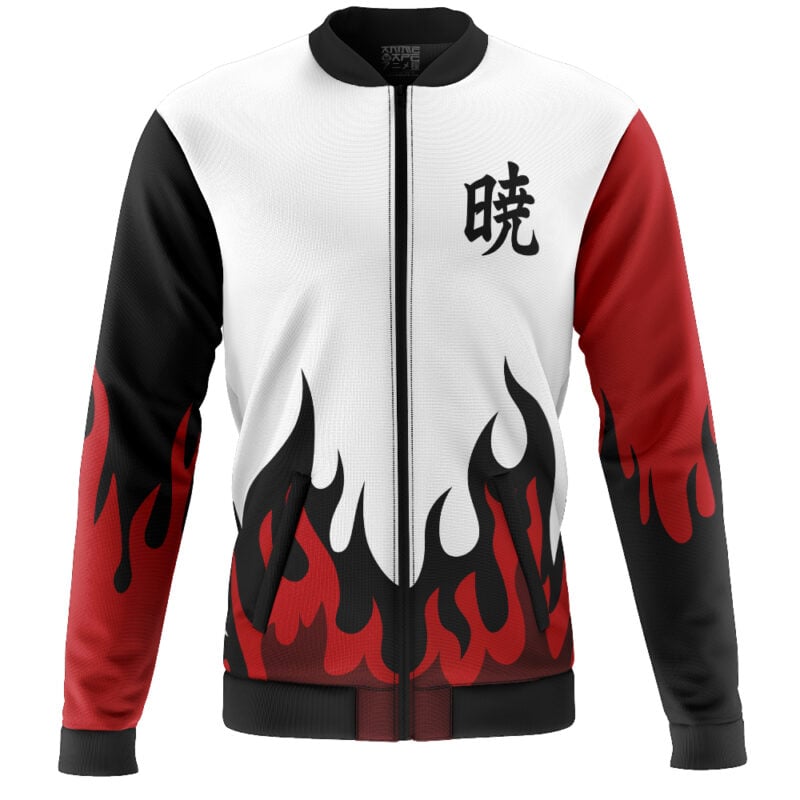Akatsuki White Shippuden Casual Bomber Jacket