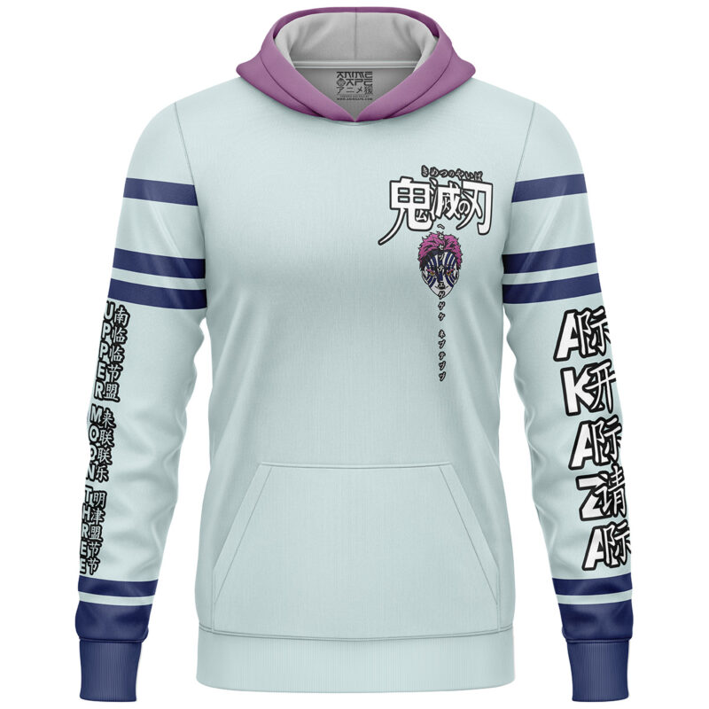 Akaza Demon Slayer Streetwear Lightweight Hoodie - Image 2