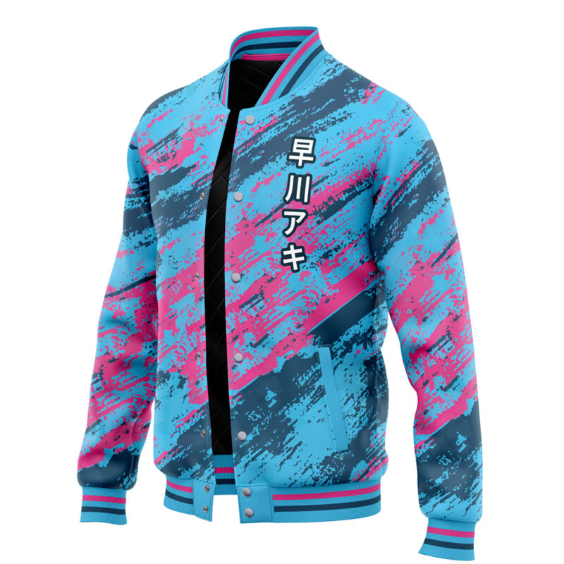 Aki Chainsaw Man Varsity Jacket - Image 3