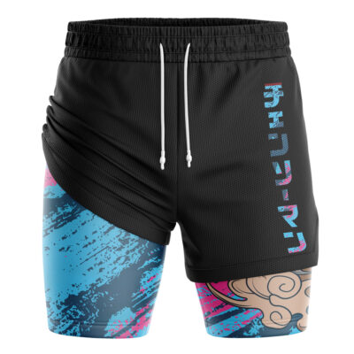 Aki Fox Chainsaw Man 2-in-1 Performance Shorts