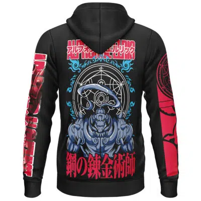 Alphonse Elric Fullmetal Alchemist Streetwear Lightweight Hoodie