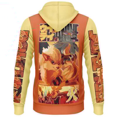 Arcanine Pokemon Streetwear Lightweight Hoodie