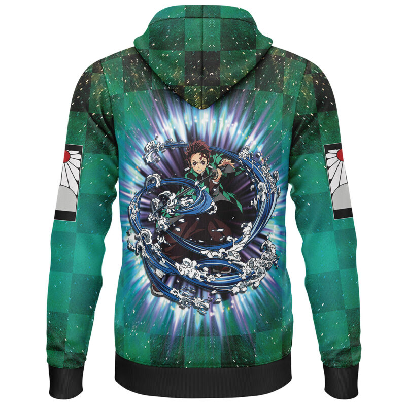 Astral Aura Tanjiro Demon Slayer Lightweight Hoodie - Image 2