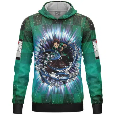 Astral Aura Tanjiro Demon Slayer Lightweight Hoodie