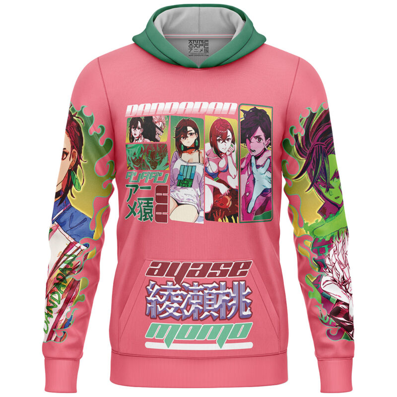 Ayase Momo Dandadan Streetwear Lightweight Hoodie - Image 2