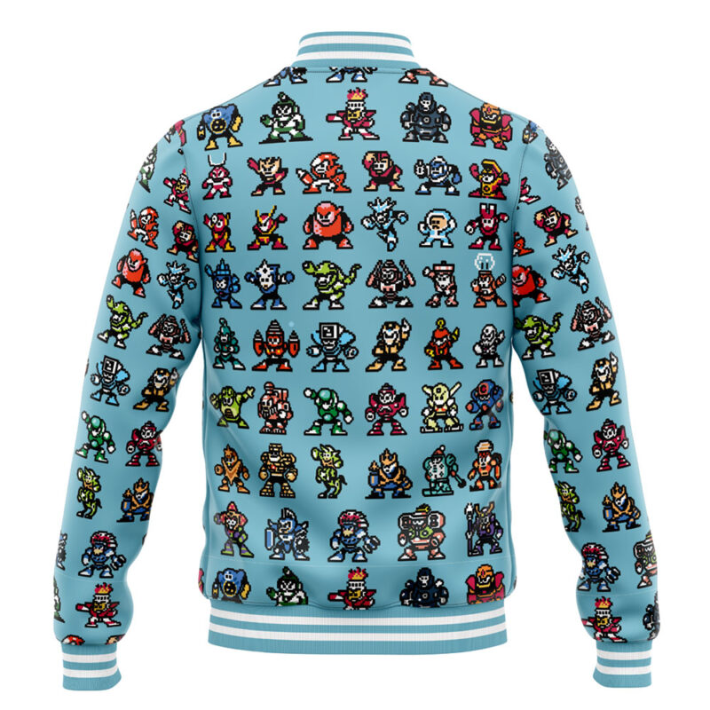 Bad Guys Mega Man Varsity Jacket - Image 4