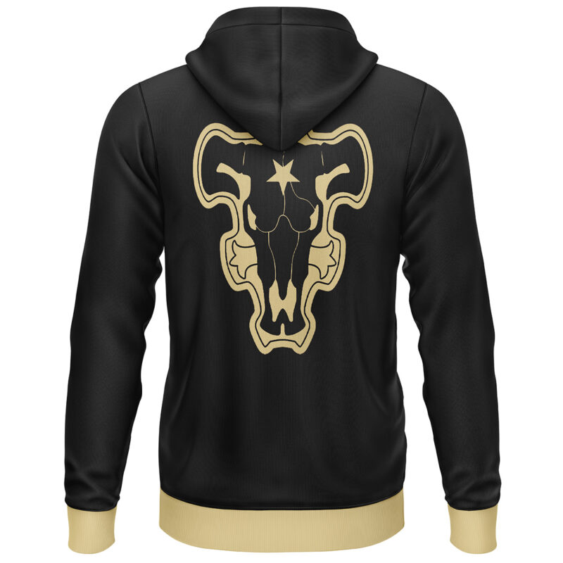 Black Bulls Black Clover Lightweight Hoodie - Image 2