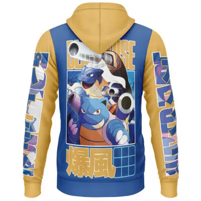 Blastoise Pokemon Streetwear Lightweight Hoodie