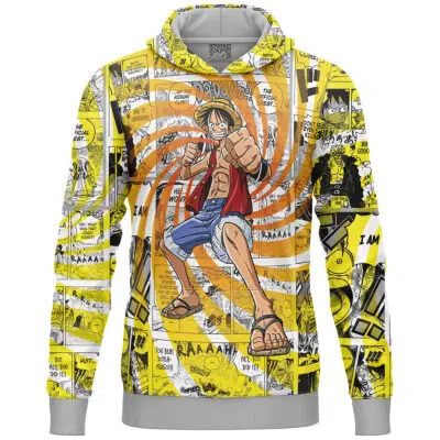 Blazing Force Luffy Lightweight Hoodie