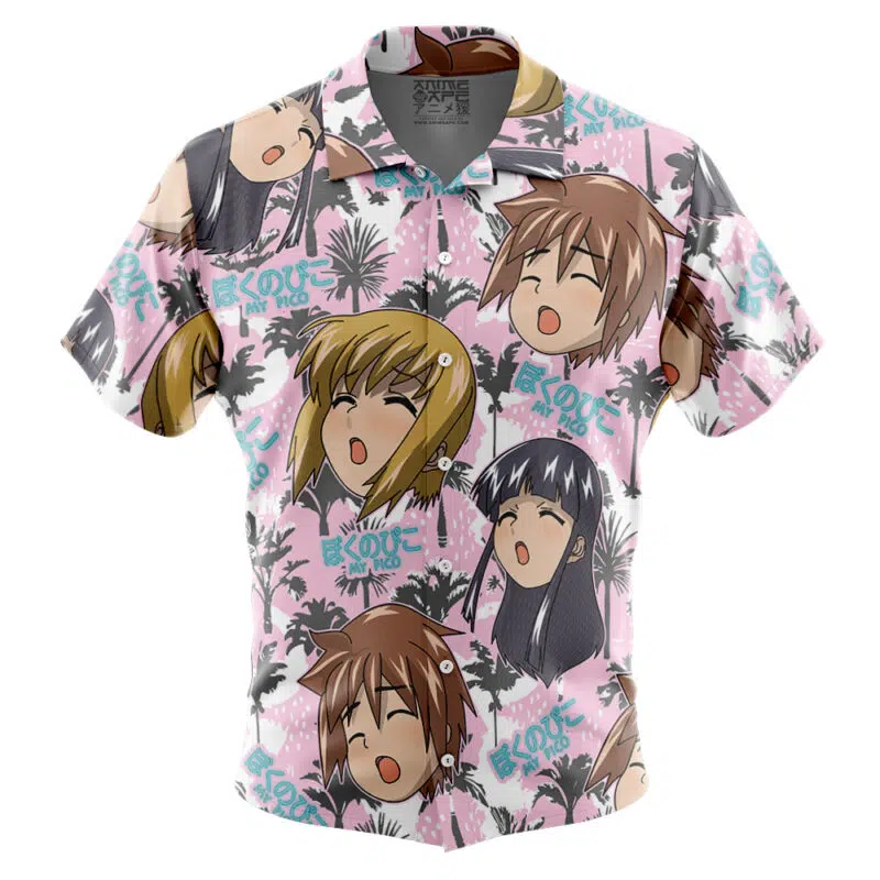 Boku No Pico Button Up Hawaiian Shirt
